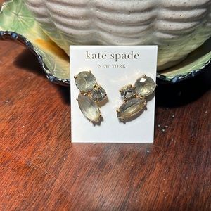 Beautiful taupe hue Kate Spade earrings